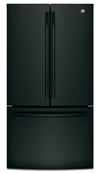 Réfrigérateur GE de 27 pi³ à portes françaises avec distributeur d'eau interne – GNE27JGMBB