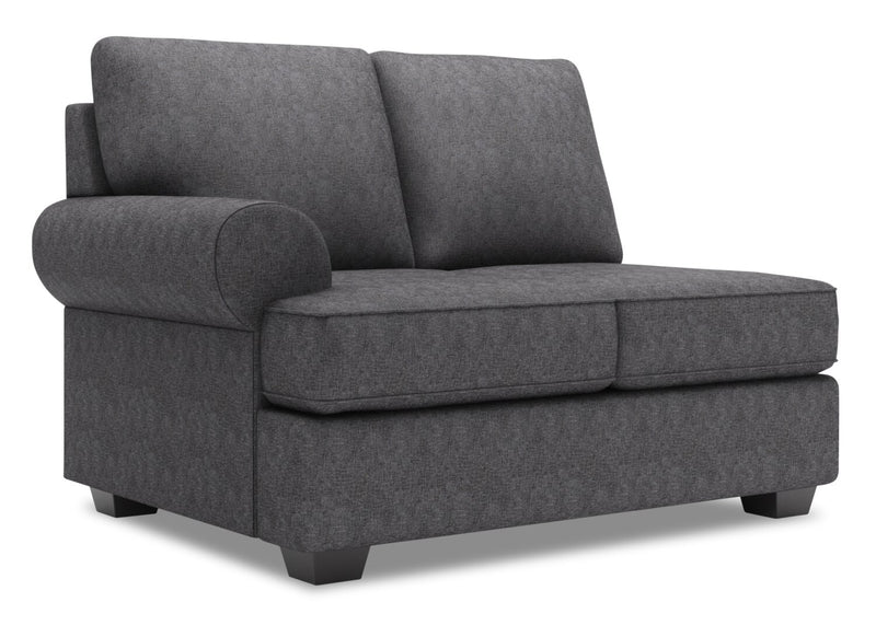 Causeuse de gauche Roll de la collection Sofa Lab - Luxury Charcoal