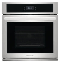  Four mural simple électrique Frigidaire de 3,8 pi³ et de 27 po avec convection à ventilateur - acier…