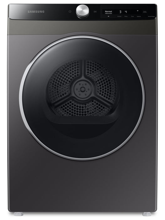 Sécheuse électrique Samsung de 4 pi³ et de 24 po - grise - superposable - DV25B6900EX/AC
