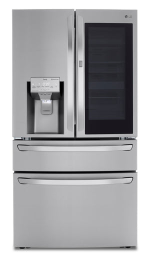 Réfrigérateur LG 23 pi³ portes françaises et système InstaViewMC porte dans la porteMD – LRMVC2306S
