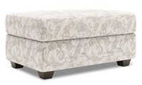  Pouf de rangement The Trunk de Sofa Lab de 39 po fabriqué au Canada en tissu - gris Dove Grey 