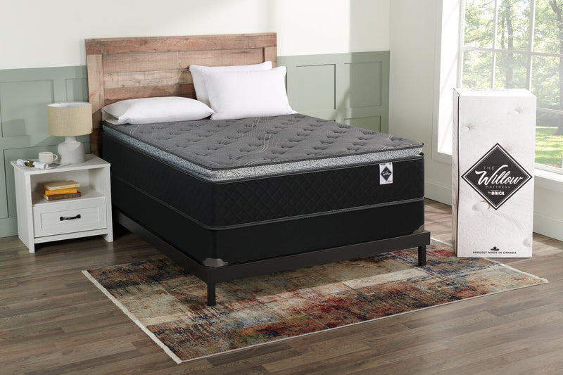 Matelas dans une boîte à plateau-coussin Sage de Springwall pour très grand lit