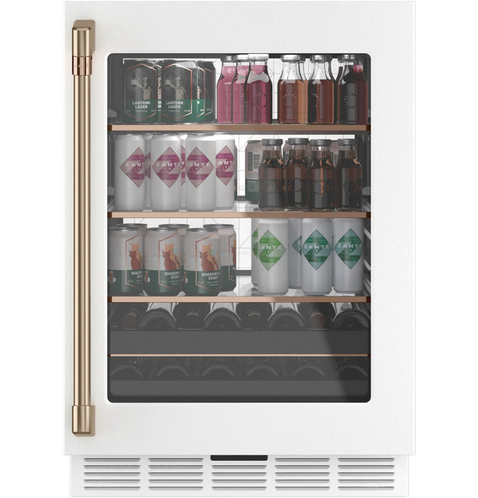 Réfrigérateur Café de 5,1 pi³ et de 24 po avec zone de boissons Beverage CenterMC - blanc - CCP06BP4PW2