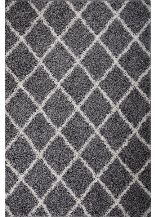 Carpette Austin grise - 5 pi x 7 pi