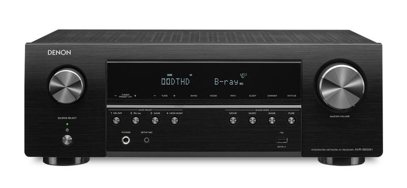 Récepteur AV Denon à 5.2 canaux avec commande vocale 