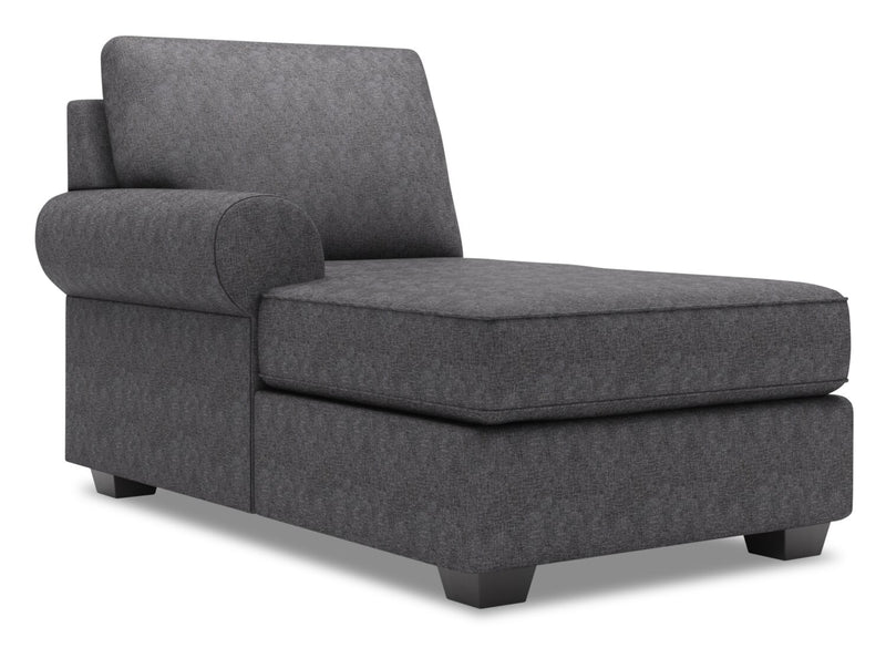 Fauteuil long de droite Roll de la collection Sofa Lab - Luxury Charcoal