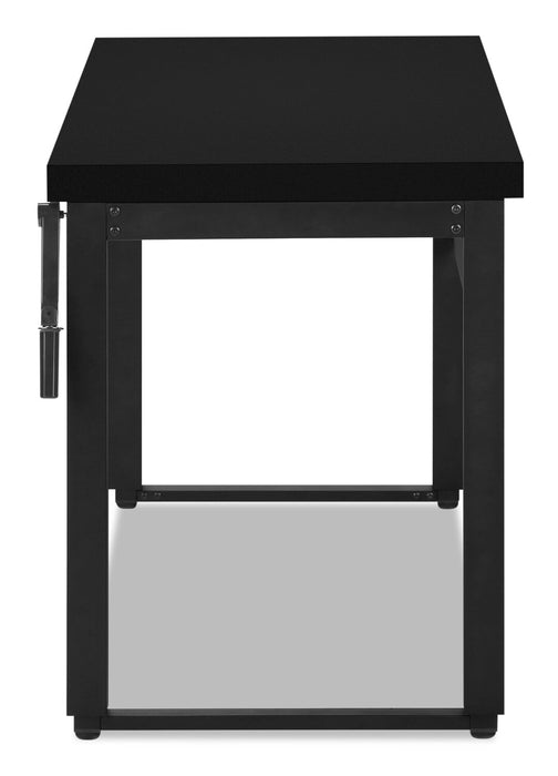 Bureau Kai de 47,25 po à hauteur réglable - noir
