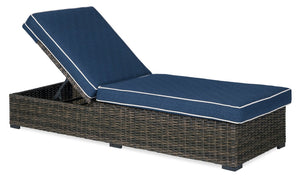Chaise longue Hilo pour la terrasse