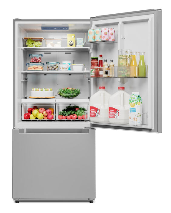 Réfrigérateur Midea de 18,7 pi³ à congélateur inférieur - MRB19B7AST