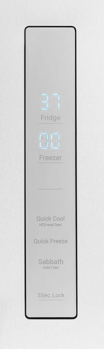 Réfrigérateur Haier de 16,4 pi³ et de 33 po à 4 portes - acier inoxydable résistant aux traces de doigts - QHE16HYPFS