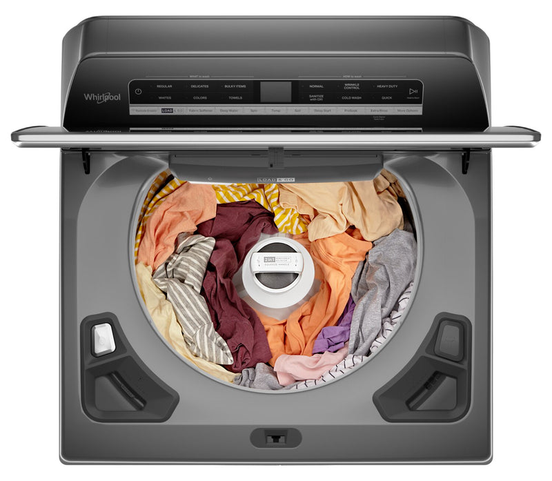Laveuse intelligente Whirlpool à chargement par le haut de 6 pi³ - ombre chrome - WTW8127LC