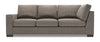 Sofa de gauche pour rallonge Track de la collection Sofa Lab - Luna Smoke