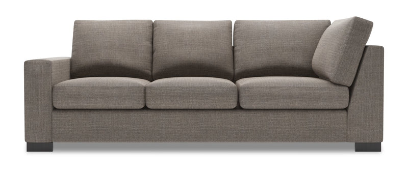 Sofa de gauche pour rallonge Track de la collection Sofa Lab - Luna Smoke