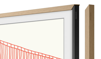 Samsung Customizable Bezel for 55" The Frame TV - Modern Teak 