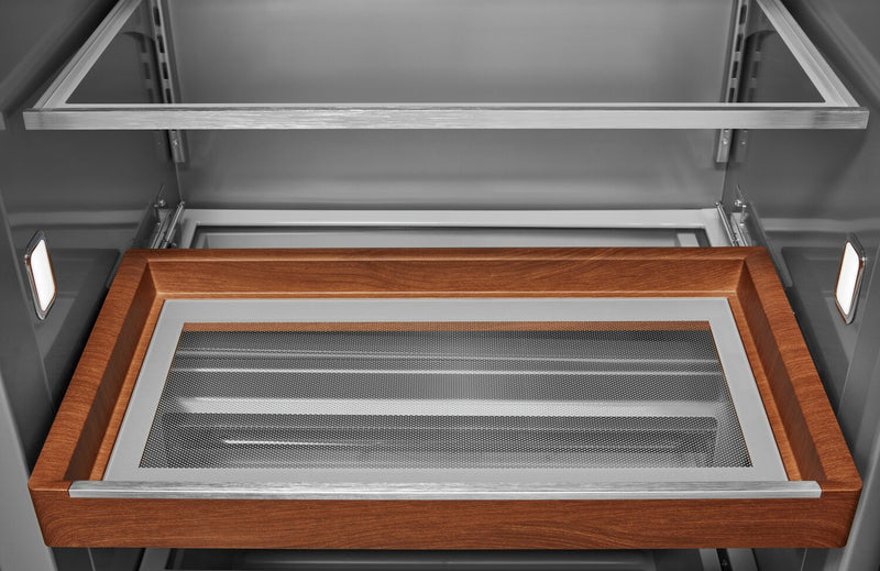 Réfrigérateur KitchenAid de 30 pi³ et de 48 po à compartiments juxtaposés - acier inoxydable noir avec fini PrintShieldMC - KBSN708MBS