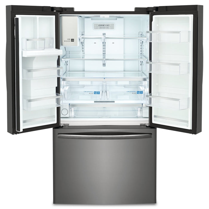 Réfrigérateur Frigidaire Gallery de 27,8 pi³ et de 36 po de profondeur standard à portes françaises - acier inoxydable noir Smudge-ProofMD - GRFS2853AD
