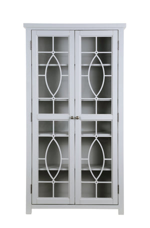 Athena Curio Cabinet - Grey | Armoire vitrée Athena - Grise  | ATHENACC