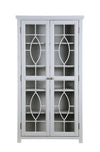 Armoire vitrée Athena - Grise 