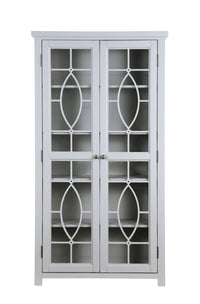  Armoire vitrée Athena - Grise  