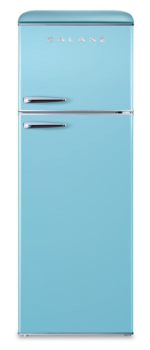 Réfrigérateur rétro Galanz de 12 pi3 à congélateur supérieur - GLR12TBEEFR