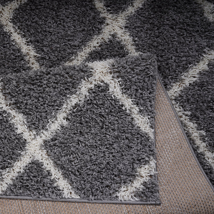 Carpette Austin grise - 5 pi x 7 pi