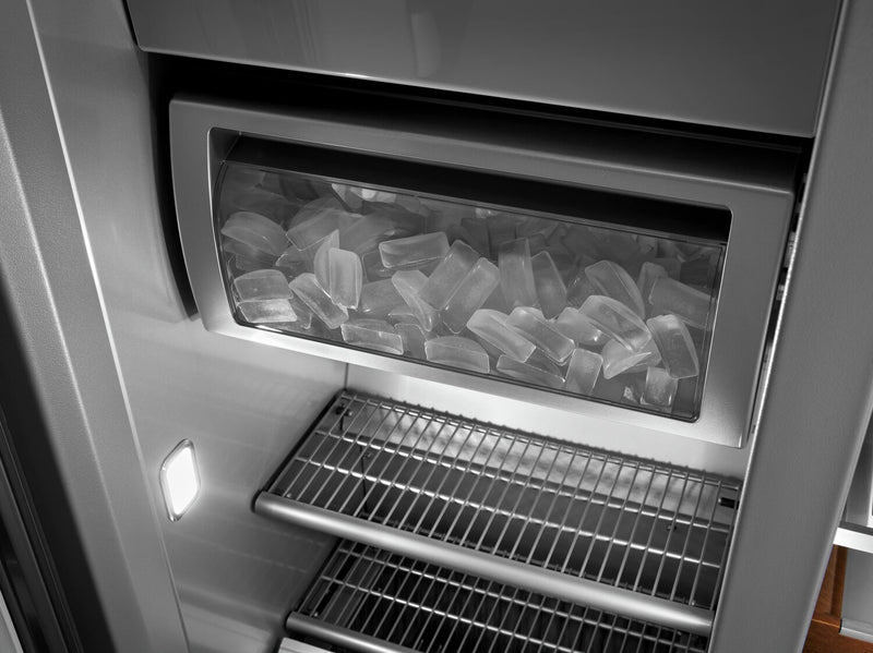 Réfrigérateur KitchenAid de 30 pi³ et de 48 po à compartiments juxtaposés - acier inoxydable noir avec fini PrintShieldMC - KBSN708MBS