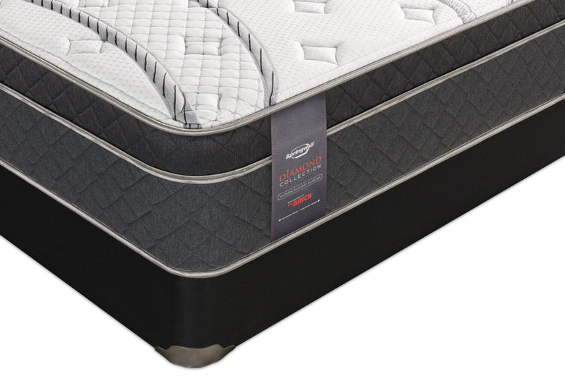 Ensemble matelas à Euro-plateau à profil bas Radiant de Springwall pour très grand lit