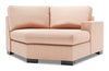 Fauteuil Cuddler de droite Track de la collection Sofa Lab - Pax Rose