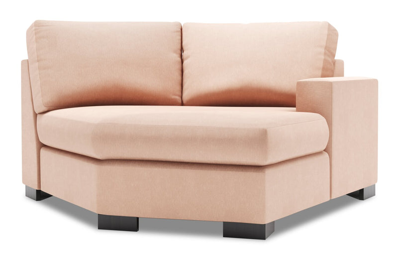 Fauteuil Cuddler de droite Track de la collection Sofa Lab - Pax Rose