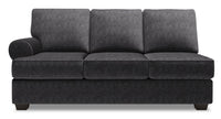 Sofa-lit de gauche Roll de la collection Sofa Lab- Luxury Charcoal