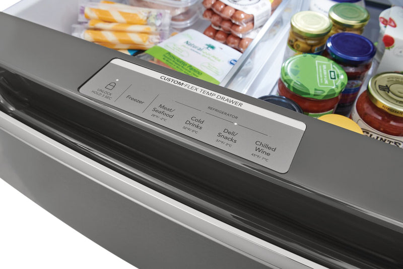 Réfrigérateur Frigidaire Gallery de 26,3 pi³ et de 36 po de profondeur standard à 4 portes françaises - acier inoxydable Smudge-ProofMD - GRMS2773AF