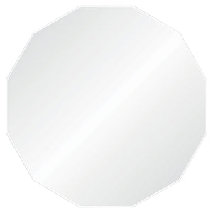 Miroir rond avec formes géométriques - 40 po x 40 po 