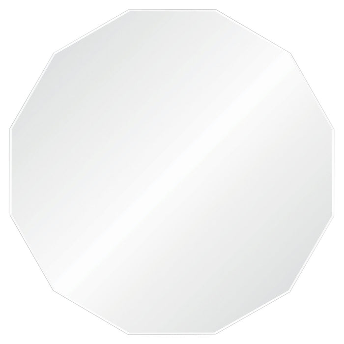 Miroir rond avec formes géométriques - 40 po x 40 po 
