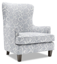  Fauteuil d’appoint à oreilles Sofa Lab de 32 po fabriqué au Canada en tissu - Alloy multicolore 