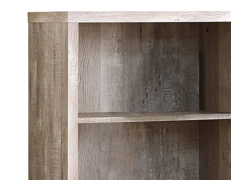 Bibliothèque Slade de 23,75 po à 4 tablettes - taupe