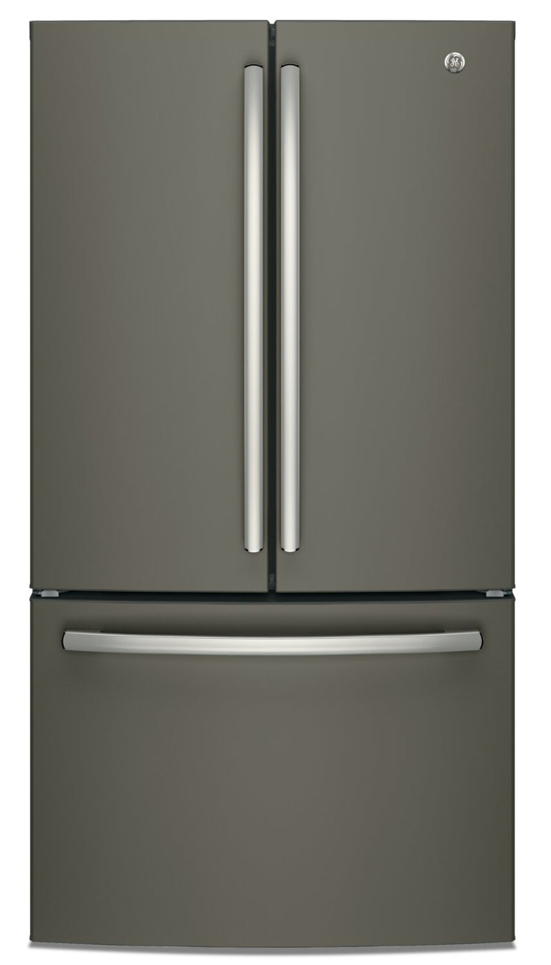 GE 27 Cu. Ft. French-Door Refrigerator with Internal Water Dispenser - GNE27JMMES - Refrigerator in Slate
