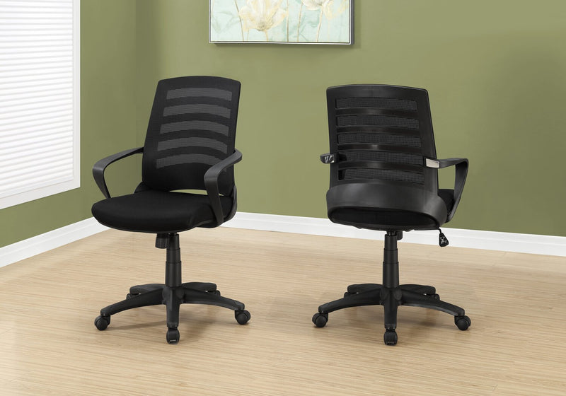 Chaise de bureau Felton de 24 po - mailles noires