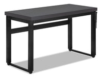 Bureau Kai de 47,25 po à hauteur réglable - gris