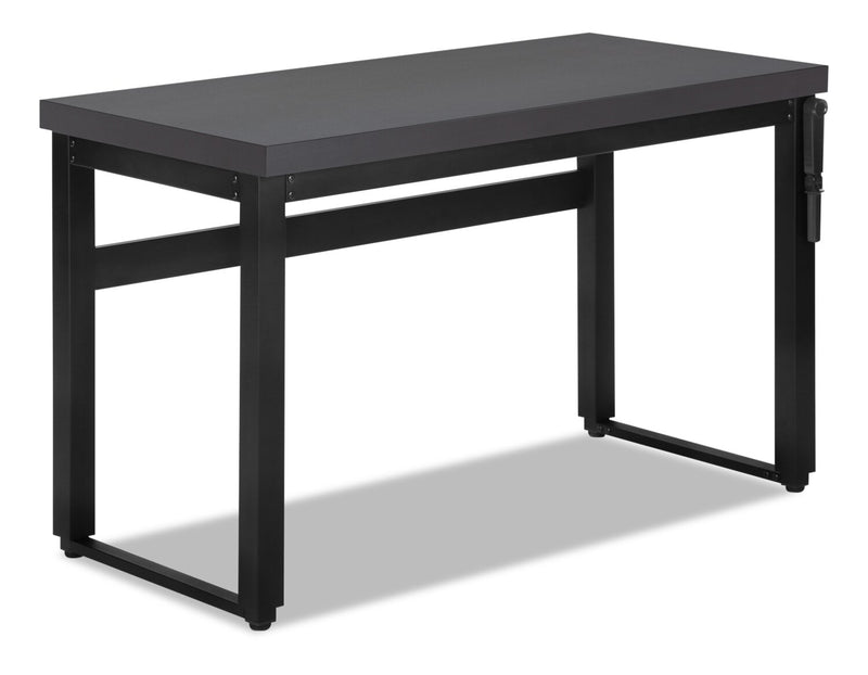 Bureau Kai de 47,25 po à hauteur réglable - gris