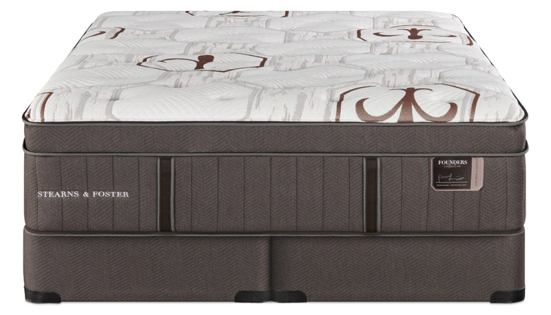 Ensemble à Euro-plateau Cardiff City collection Founders de Stearns & Foster pour très grand lit