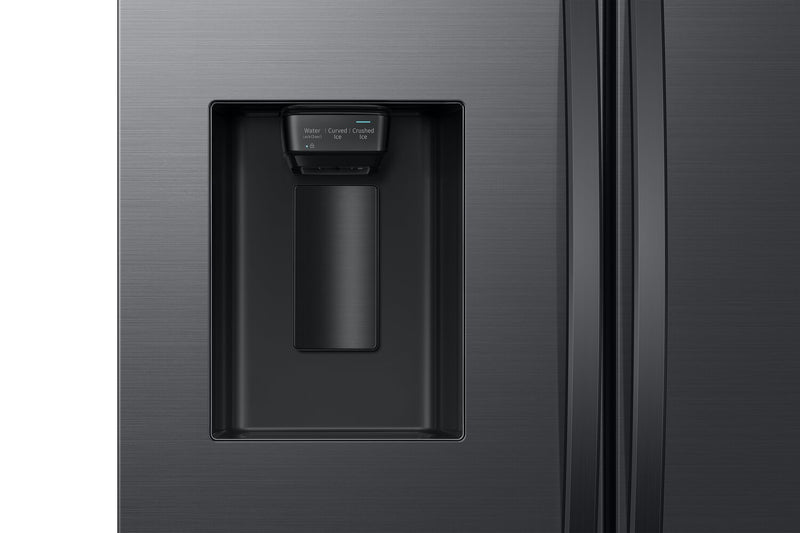 Réfrigérateur Samsung de 31 pi³ et de 36 po pleine profondeur à portes françaises - acier noir mat - RF32CG5400MTAA