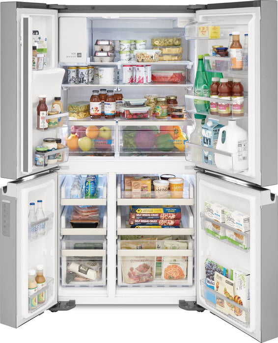 Réfrigérateur Frigidaire Gallery de 21,5 pi³ et de 36 po de profondeur comptoir à 4 portes - acier inoxydable Smudge-ProofMD - GRQC2255BF