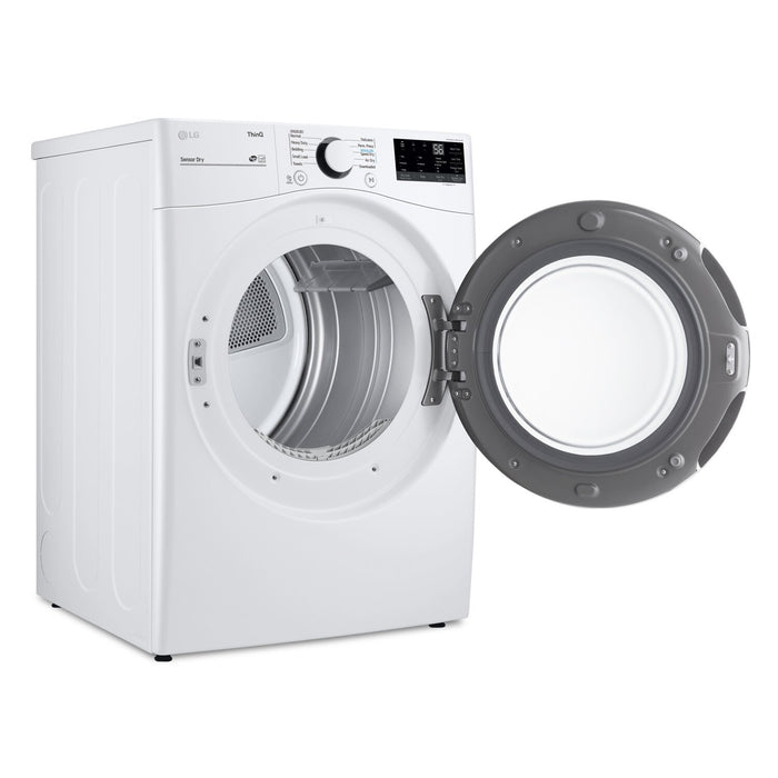 Sécheuse électrique intelligente LG de 7,4 pi³ - blanche - superposable - DLE3600W