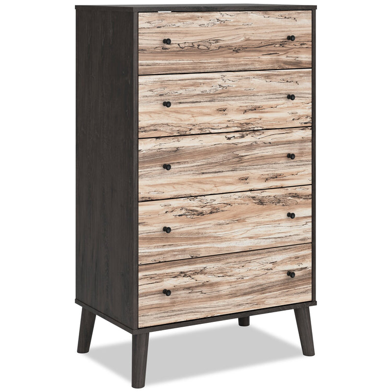 Commode verticale Wolf - brune - Brick