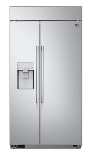 Réfrigérateur encastré LG STUDIO de 25,6 pi3 à compartiments juxtaposés - SRSXB2622S