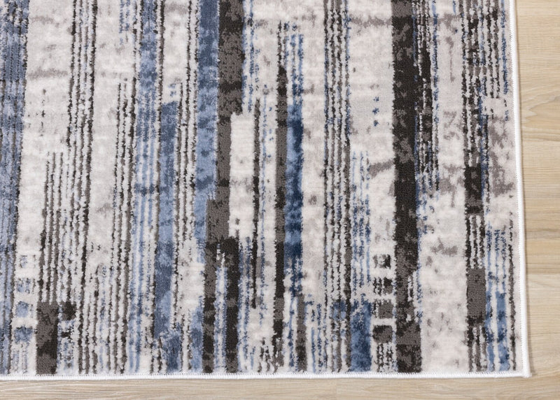 Carpette Darwin à rayures - 5 pi x 8 pi