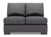 Causeuse sans accoudoirs Track de la collection Sofa Lab - Luxury Charcoal