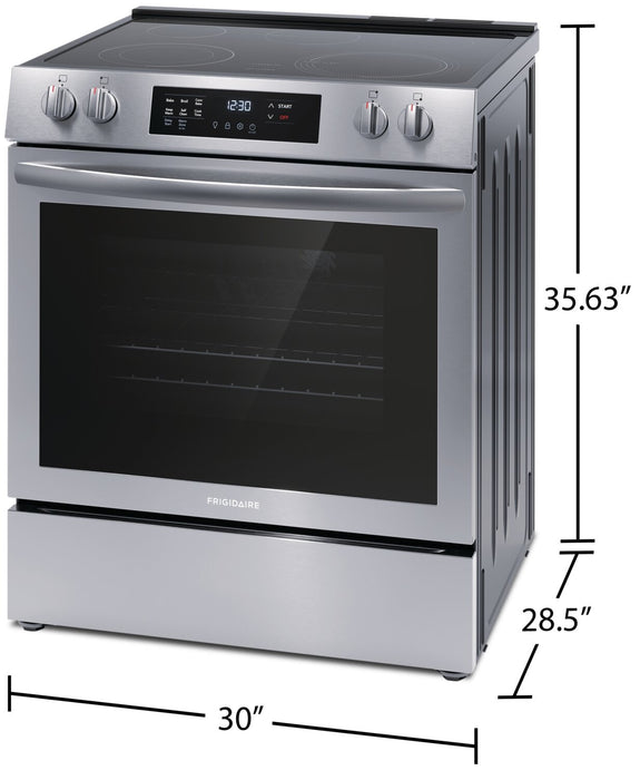 Cuisinière électrique Frigidaire de 5,3 pi³ avec élément EvenTempMC et cuisson par convection - acier inoxydable - FCFE308CAS