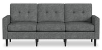  Sofa modulaire BLOK à accoudoirs à l’anglaise - acier